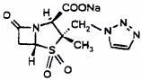 Chemical Structure of tazobactam sodium