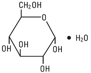 Structural Formula for Dextrose Injection, USP