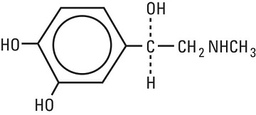 structrual formula epinephrine, usp