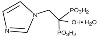 Zoledronic Acid structural formula