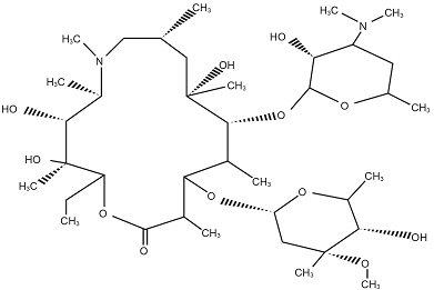 structural formula azithromycin