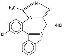 Midazolam Structural formula